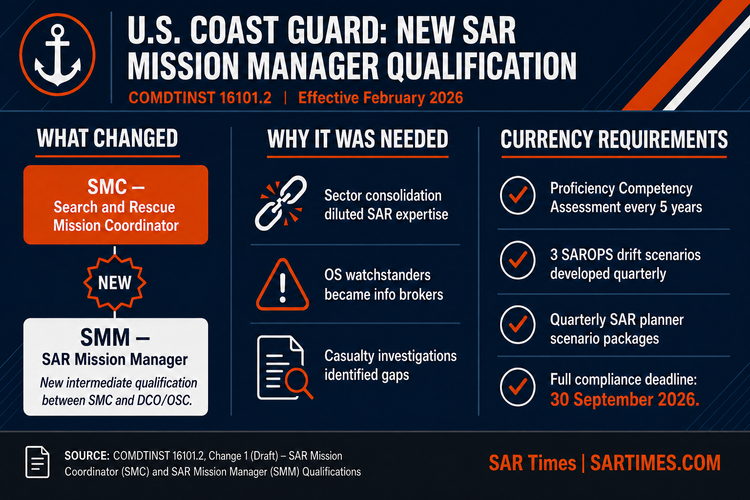 U.S. Coast Guard Formalizes the SAR Mission Manager: A Quiet Policy Shift With Loud Implications