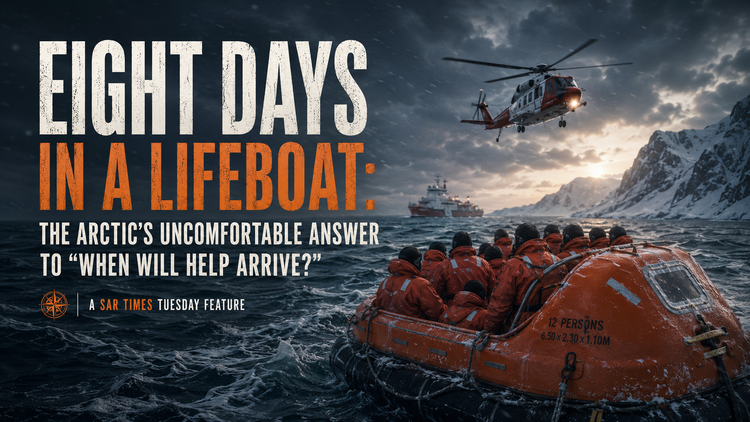 Eight Days in a Lifeboat: The Arctic's Uncomfortable Answer to "When Will Help Arrive?"